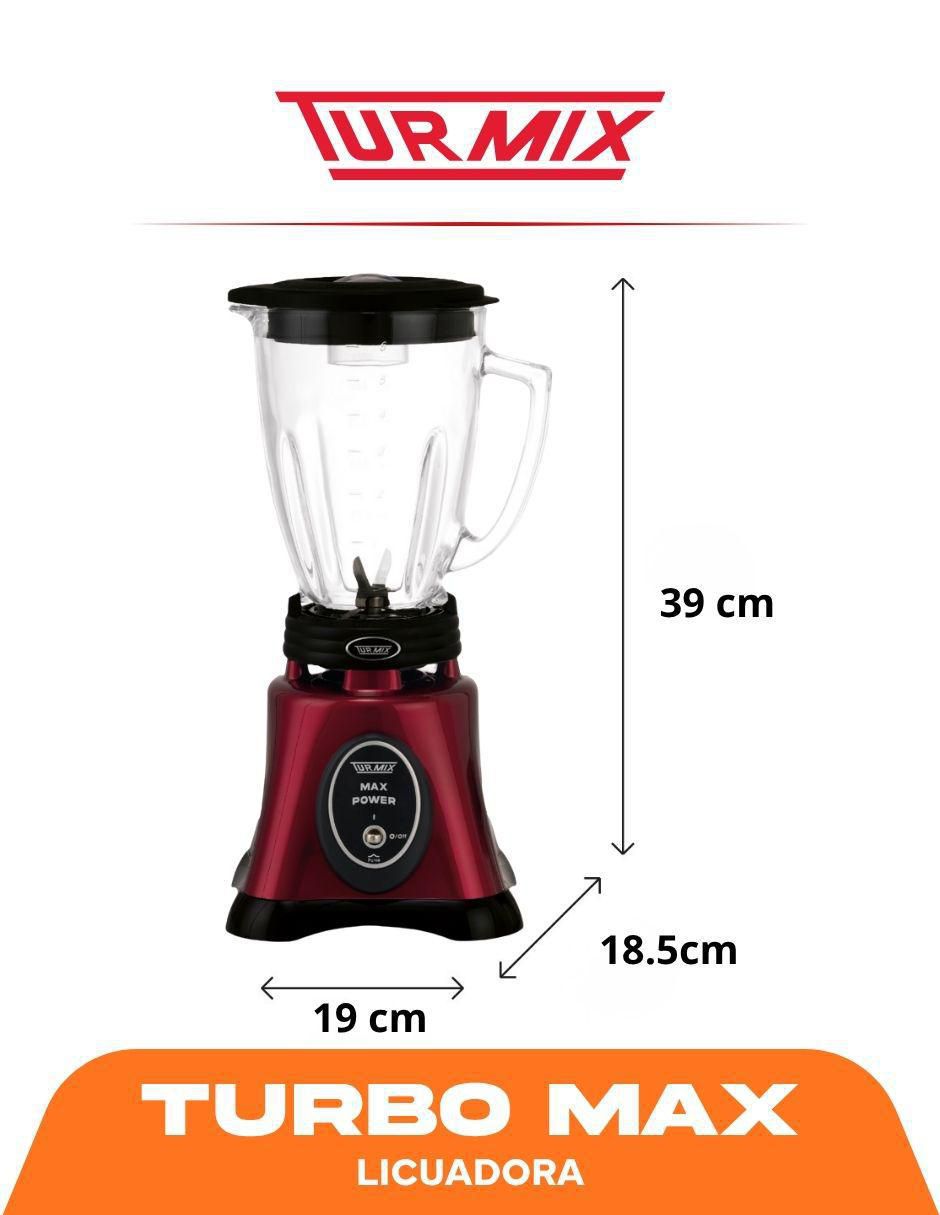 Licuadora Turmix Max Power 1 velocidad