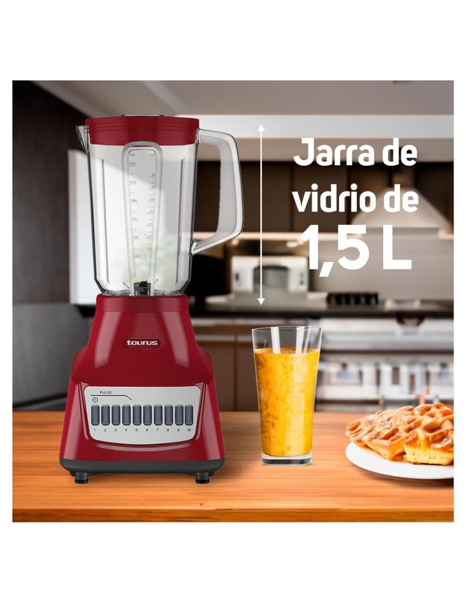 Licuadora Taurus POTENZA-ROUGE 10 velocidades