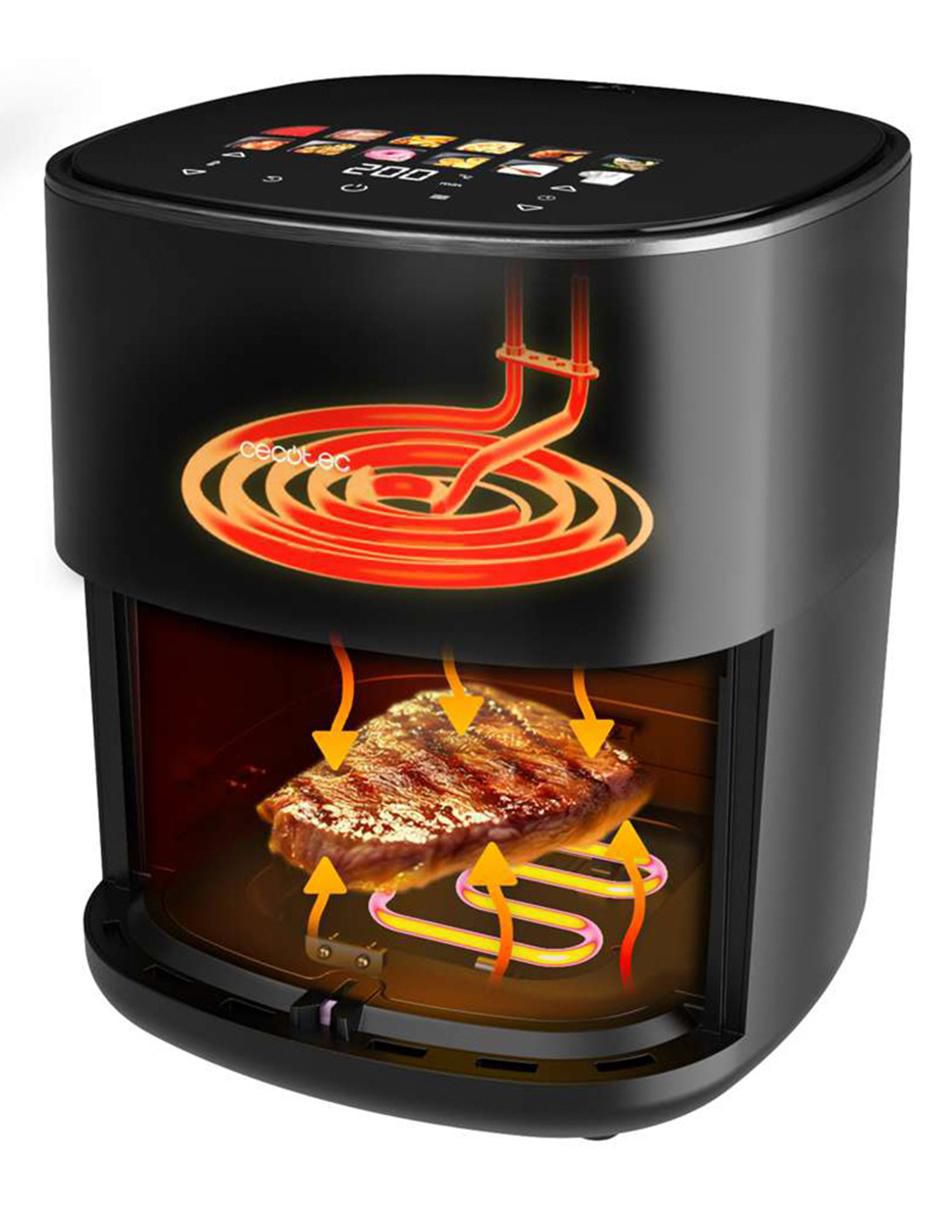 Freidora de aire con compartimento único cecotec cecofry&grill 6.6 l