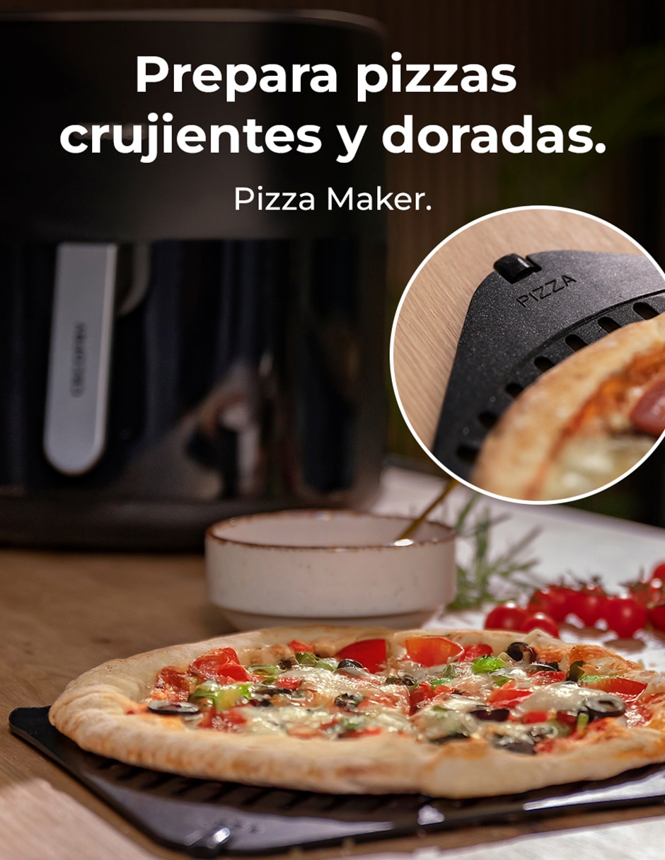 Freidora de aire con compartimento único cecotec cecofry&grill 6.6 l