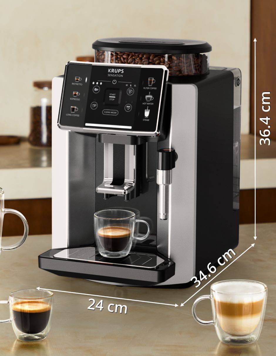 Cafetera super automática Krups Sensation EA910EMX