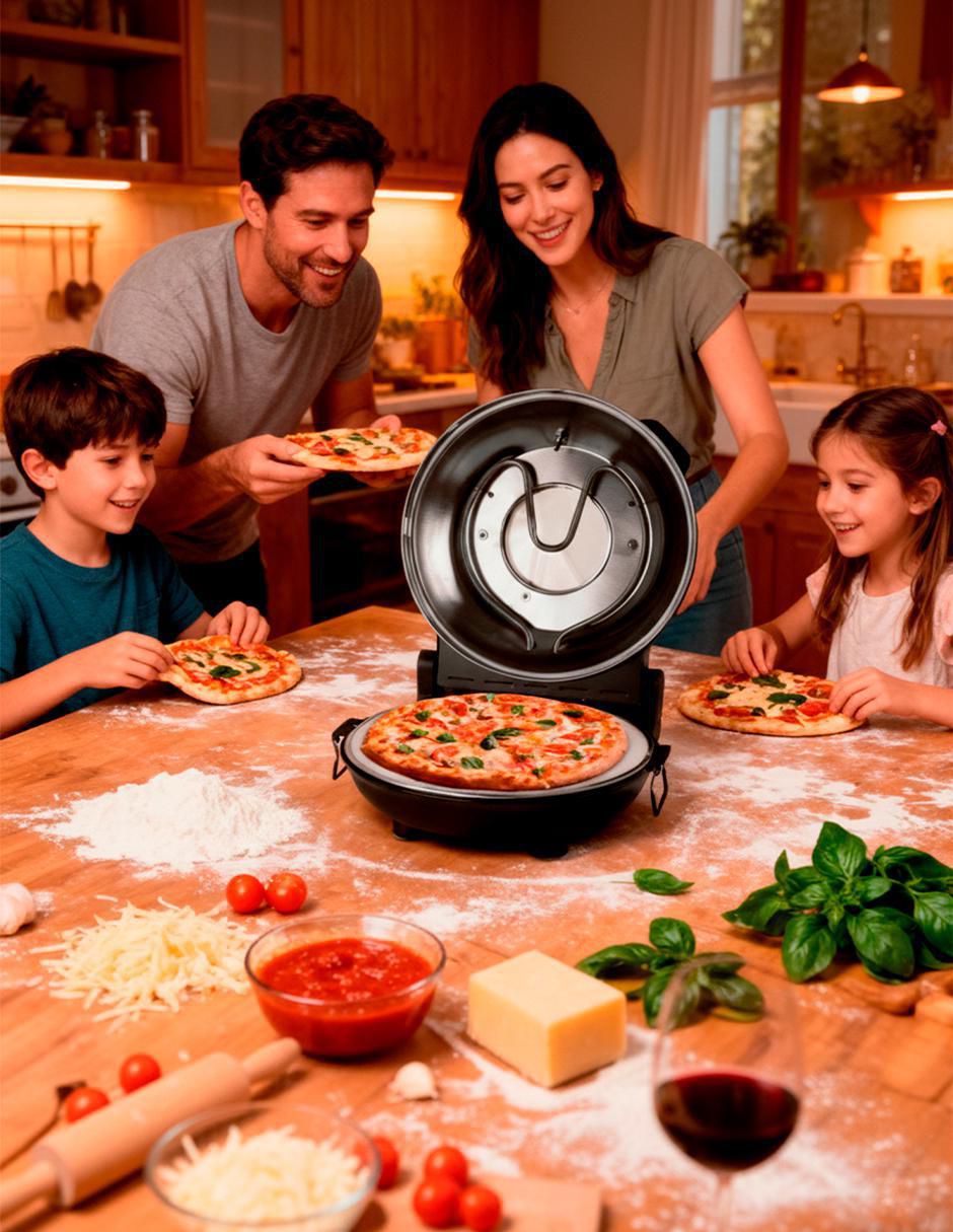 Horno Eléctrico para Pizza con Piedra Refractaria Cerámica 30 cm 7