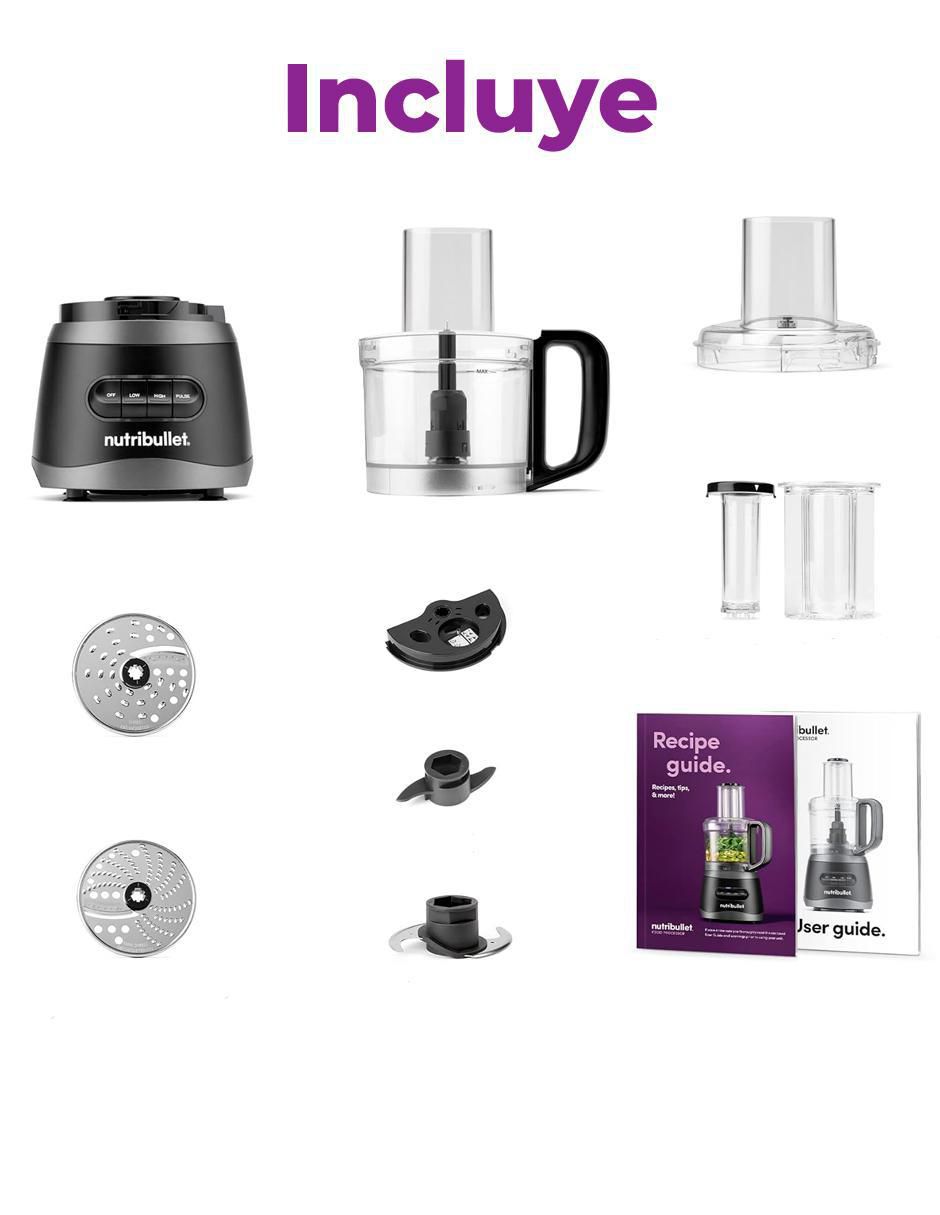 Procesador de alimentos Nutribullet cuchillas de acero inoxidable