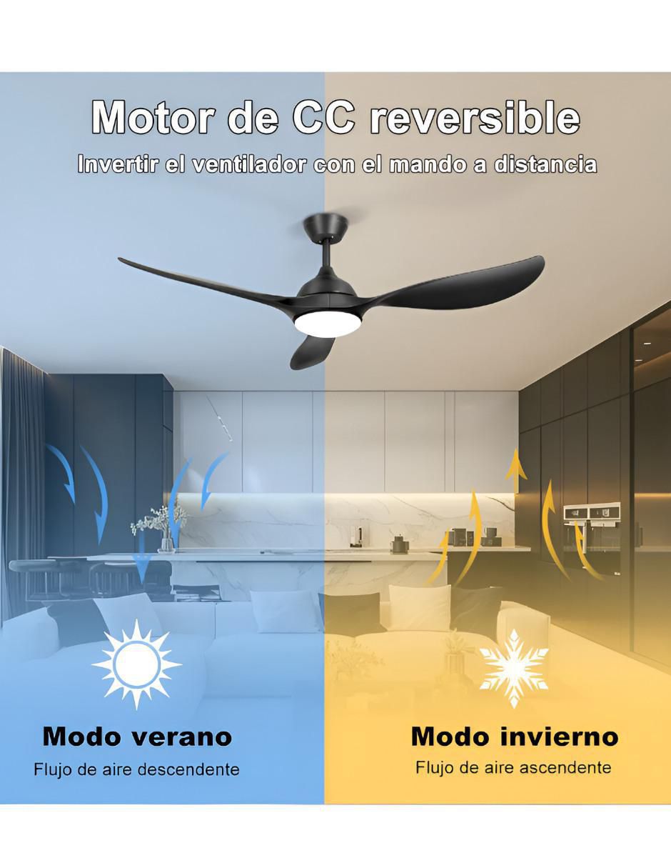 Ventilador de techo con control remoto 6 velocidades Ventilador de techo con control remoto 6 velocidades