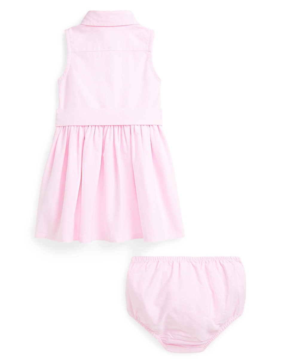 Vestido con calzón Polo para bebé niña