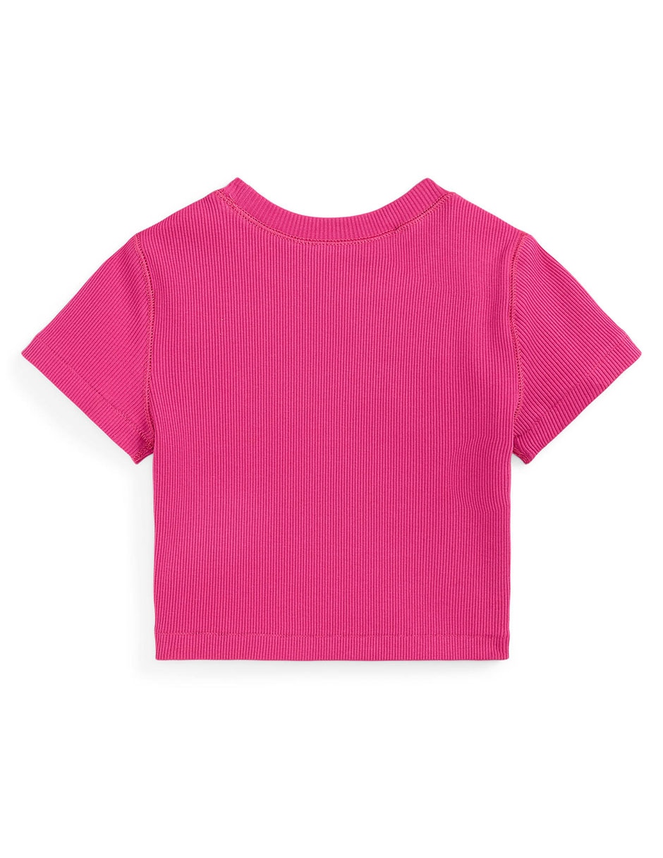 Playera manga corta para bebé niña