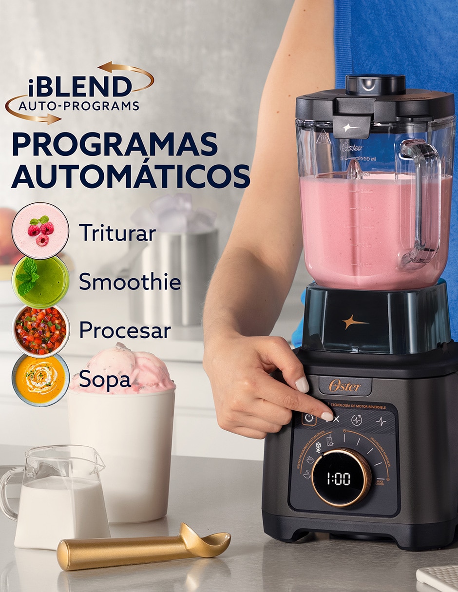 Licuadora reversible oster blstxt-xg 9 velocidades