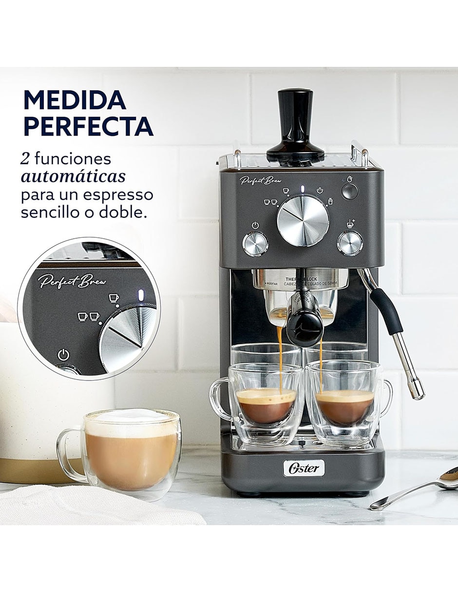 Cafetera Espresso Oster Perfect Brew Bvstem7201