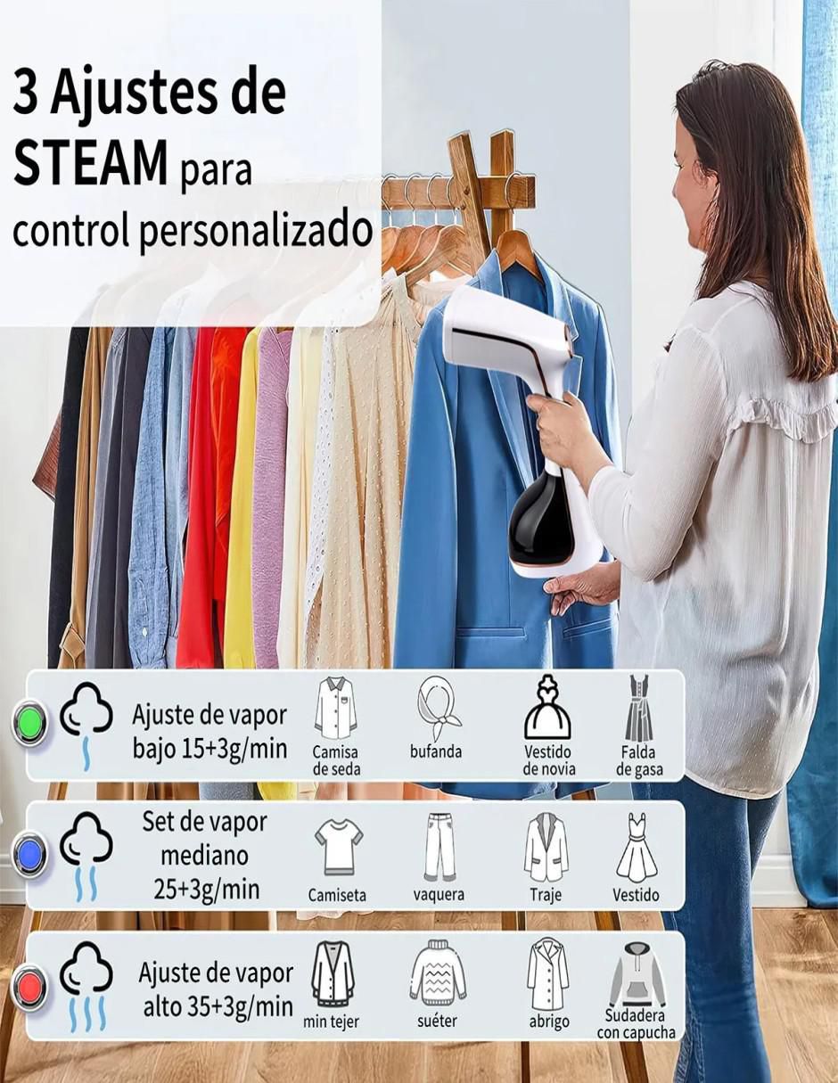 Set plancha Belug plancha de vapor suela acero inoxidable
