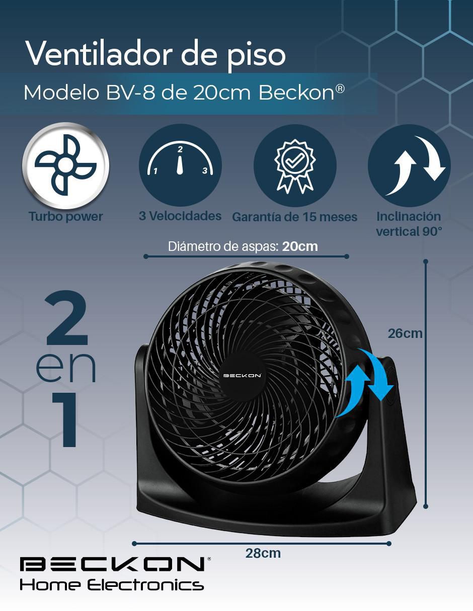 Ventilador de piso 3 velocidades 9