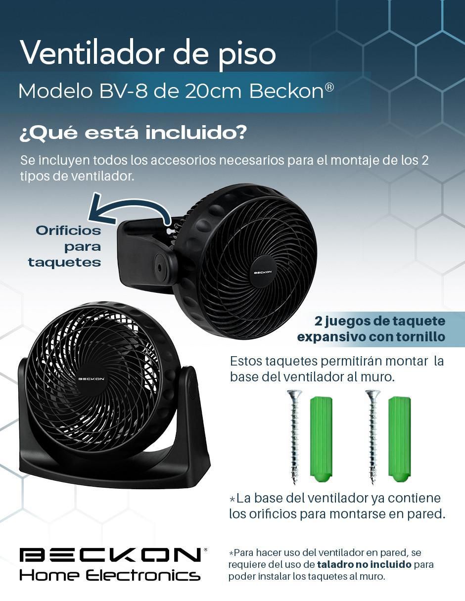 Ventilador de piso Beckon 3 velocidades