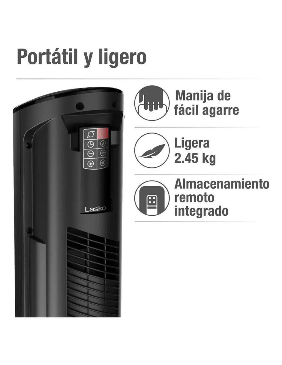 Calefactor torre cerámico eléctrico Lasko de 100 V - 120 V