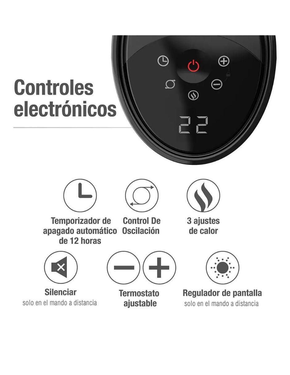 Calefactor torre cerámico eléctrico Lasko de 100 V - 120 V