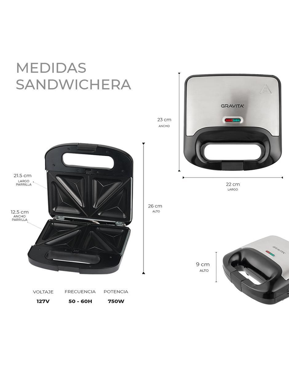 Sandwichera Gravita 136035