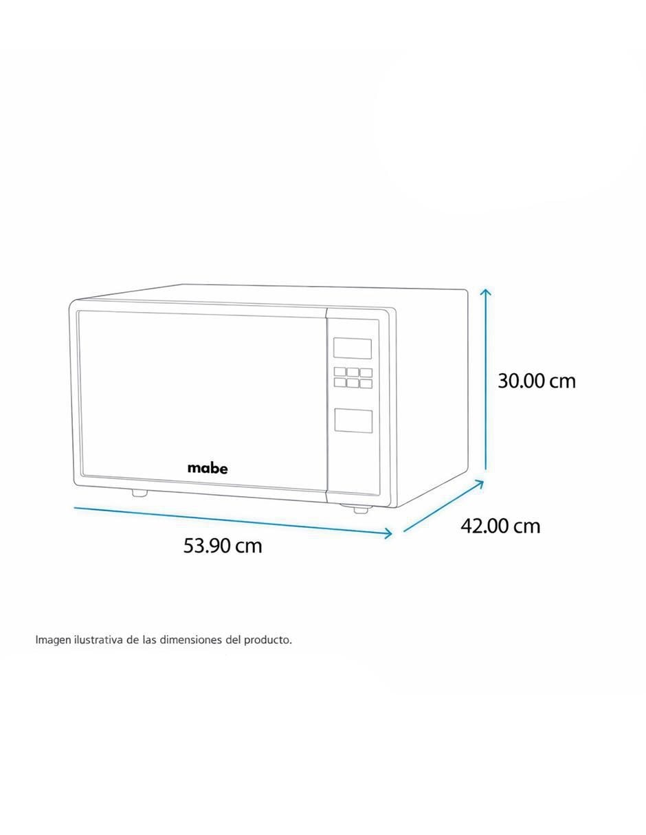 Horno de microondas convencional Mabe modelo HMM11RPO de 1.1 pies