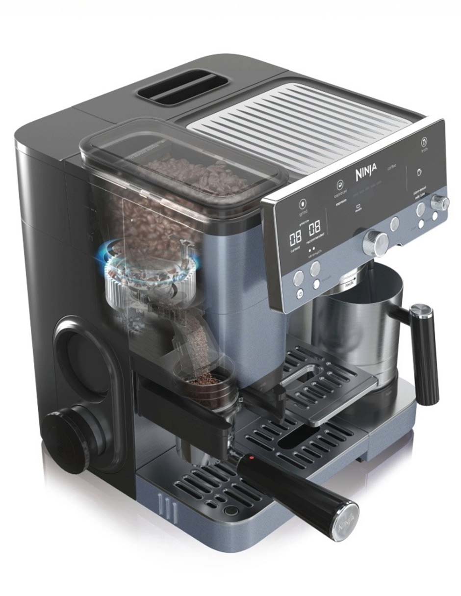 Cafetera espresso Luxe ES601BL 12