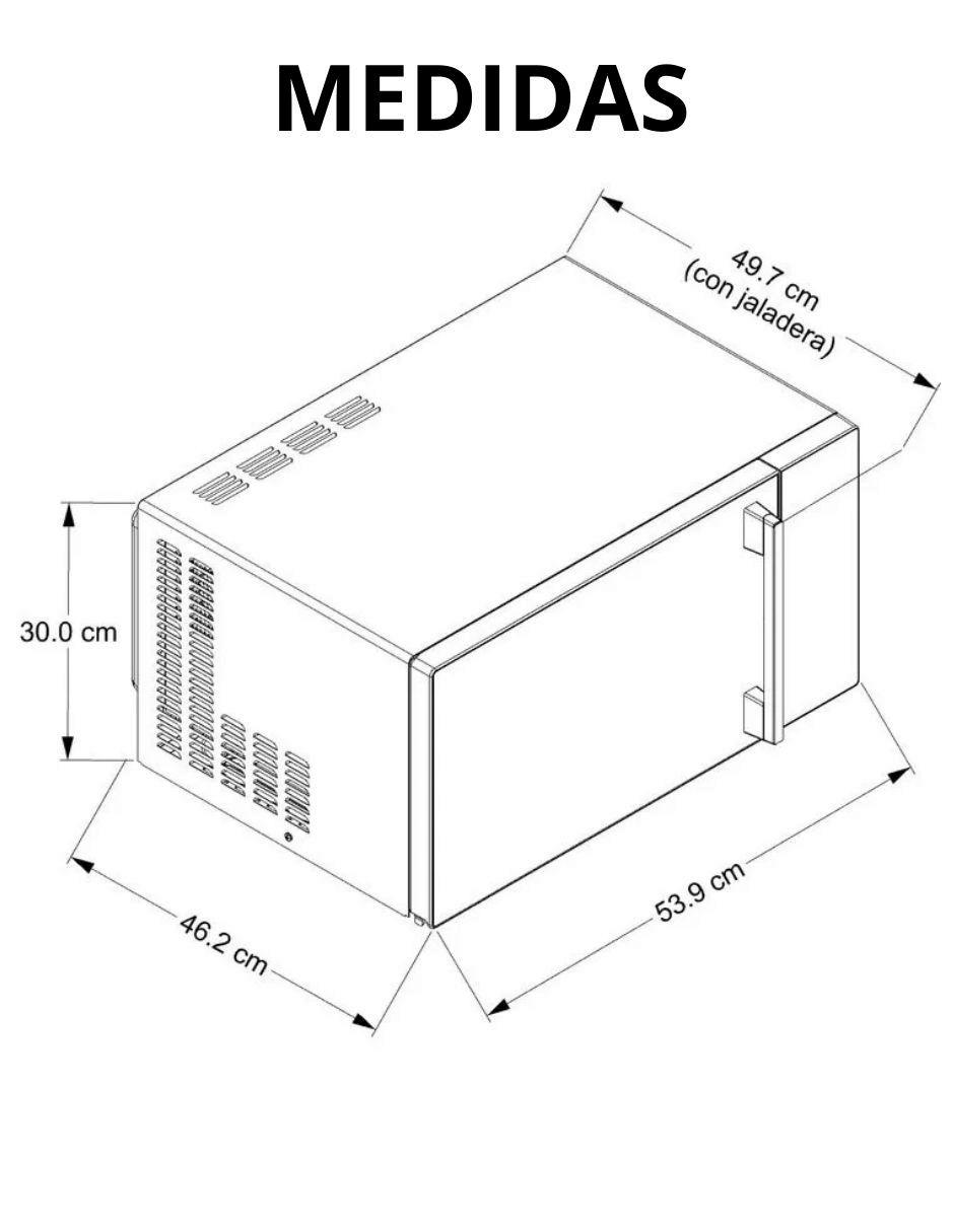 Horno de microondas de convección con grill modelo WM3911D-AirFry de 1 pie 5