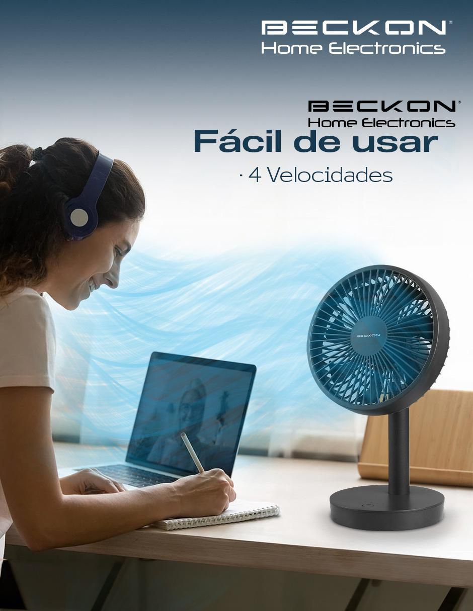 Ventilador de escritorio Beckon 4 velocidades