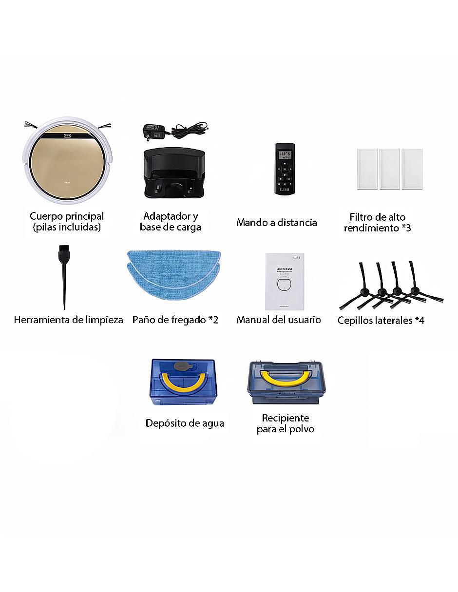 Aspiradora robot 300 ml 7