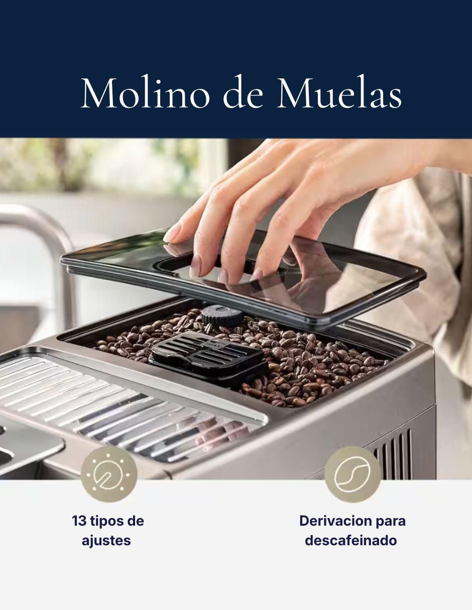 Cafetera espresso Delonghi Dinamica Plus ECAM37095TI