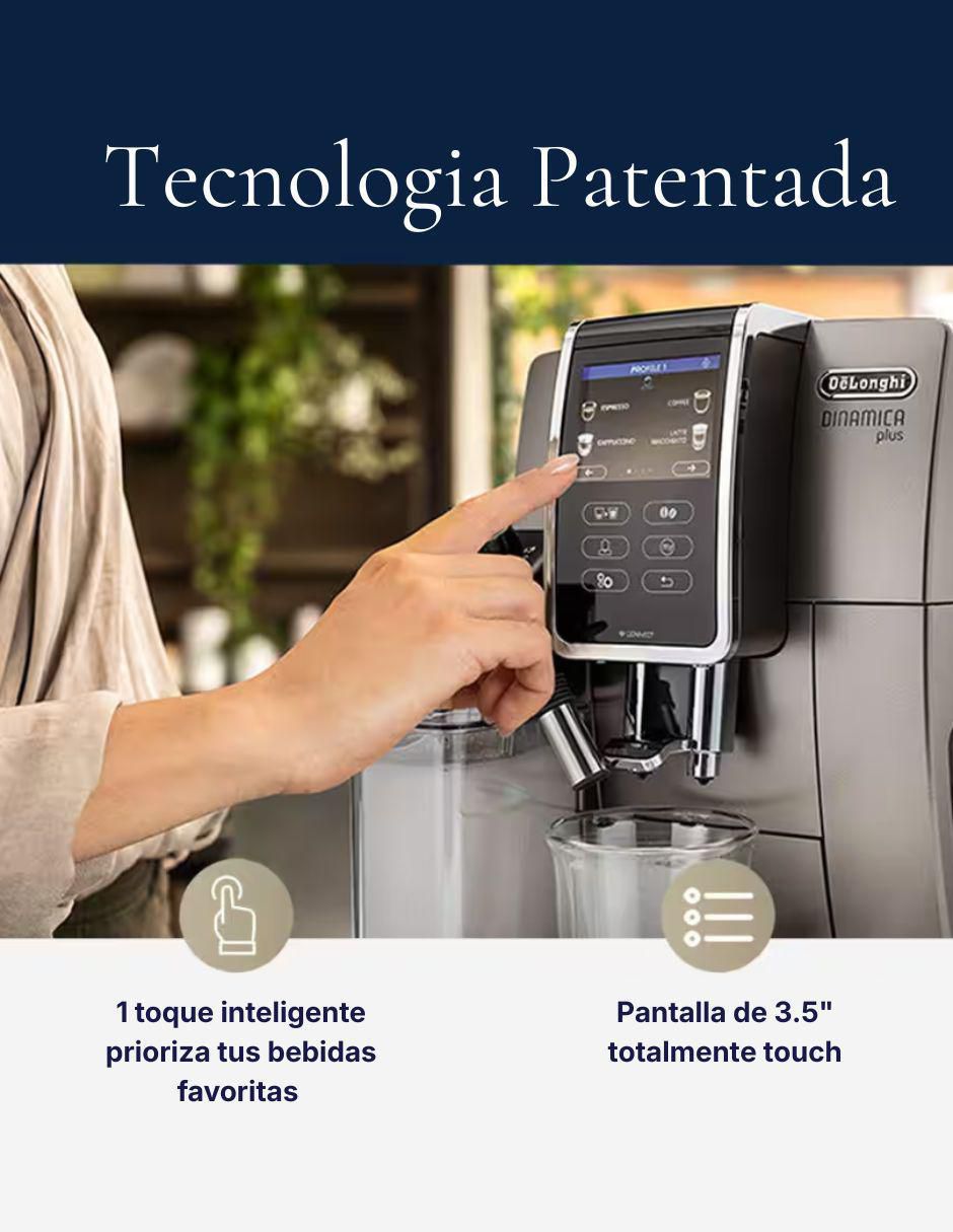 Cafetera espresso Delonghi Dinamica Plus ECAM37095TI
