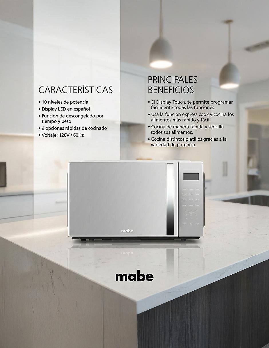 Horno de microondas convencional modelo HMM07SJW de 0.7 pies Horno de microondas convencional modelo HMM07SJW de 0.7 pies