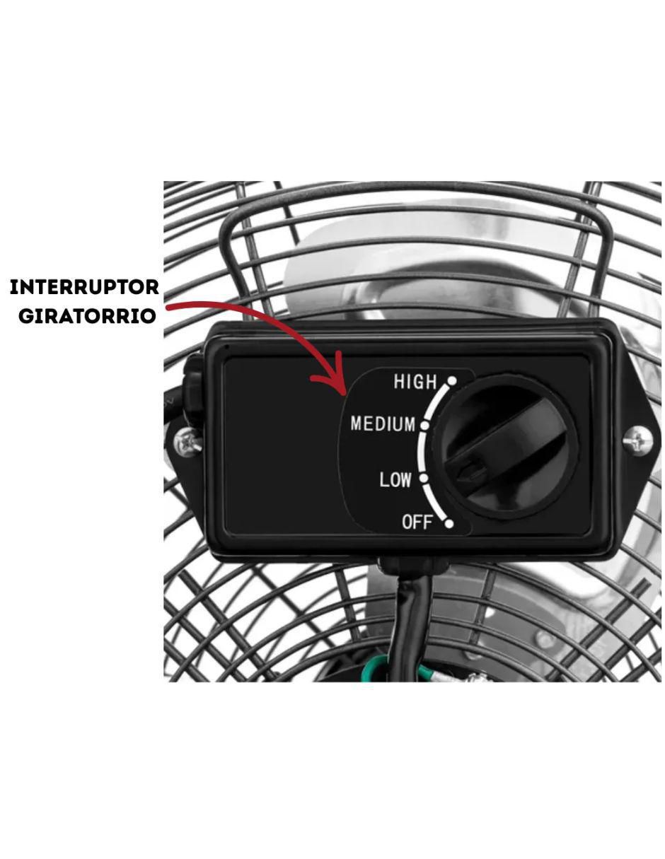 Ventilador 2 en 1 3 velocidades