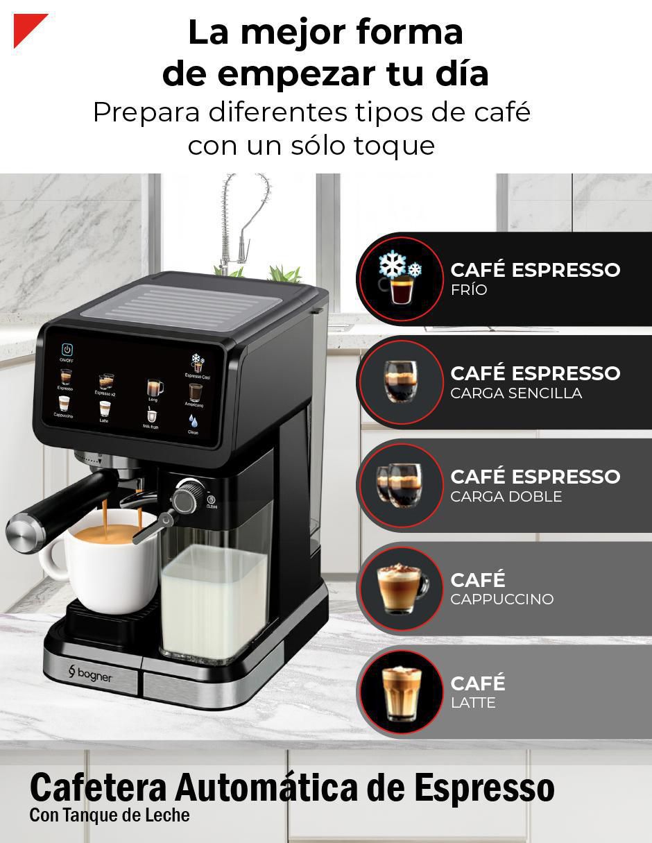 Cafetera espresso Bogner BDECM03B
