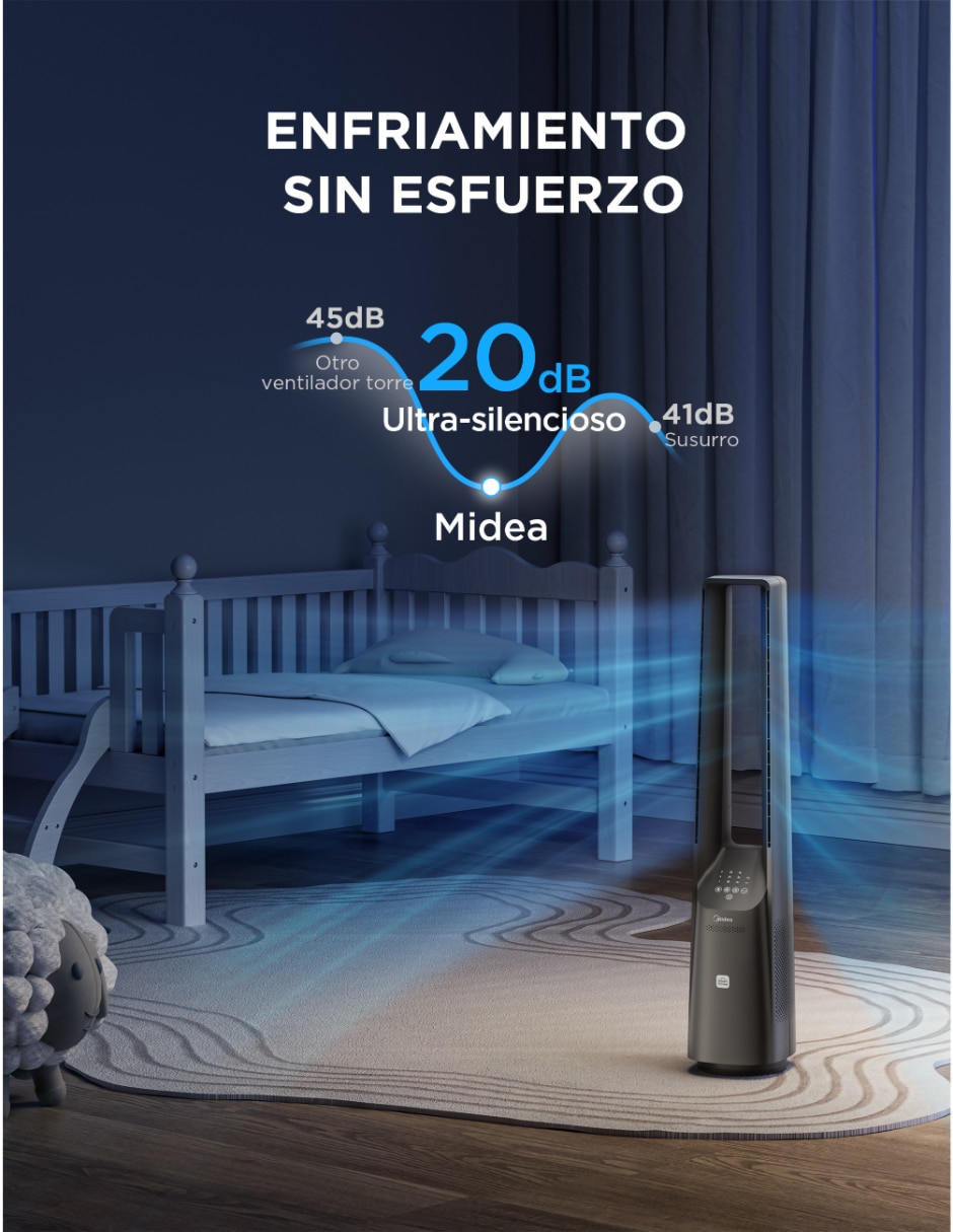 Ventilador de pedestal con control remoto 6 velocidades 7