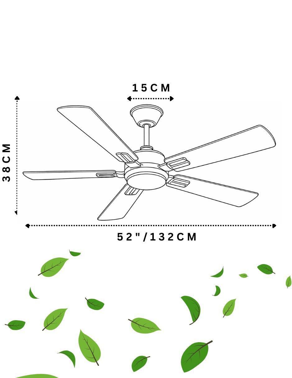 Ventilador de techo Megaluz con control remoto 6 velocidades