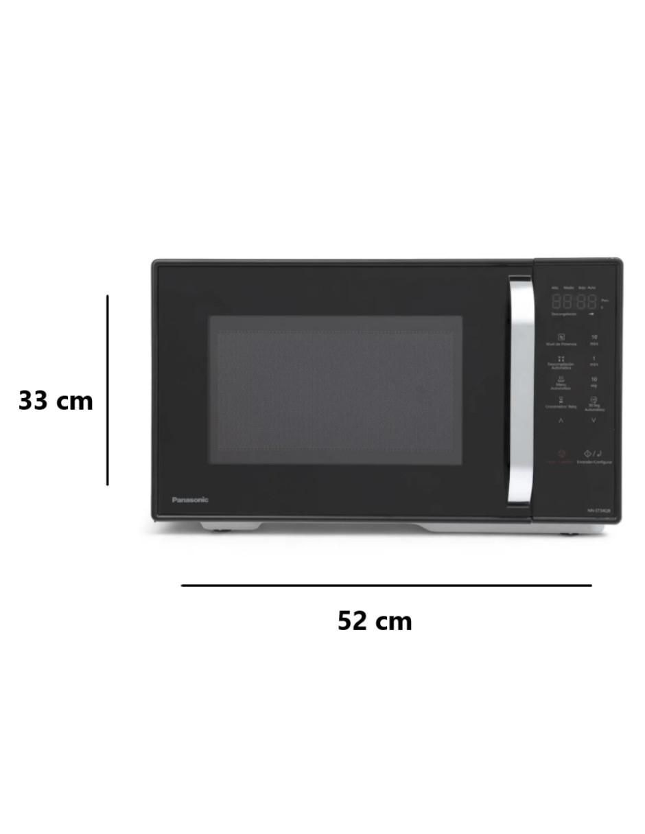 Horno de microondas convencional Panasonic modelo NN-ST34QBRPH de 0.9 pies
