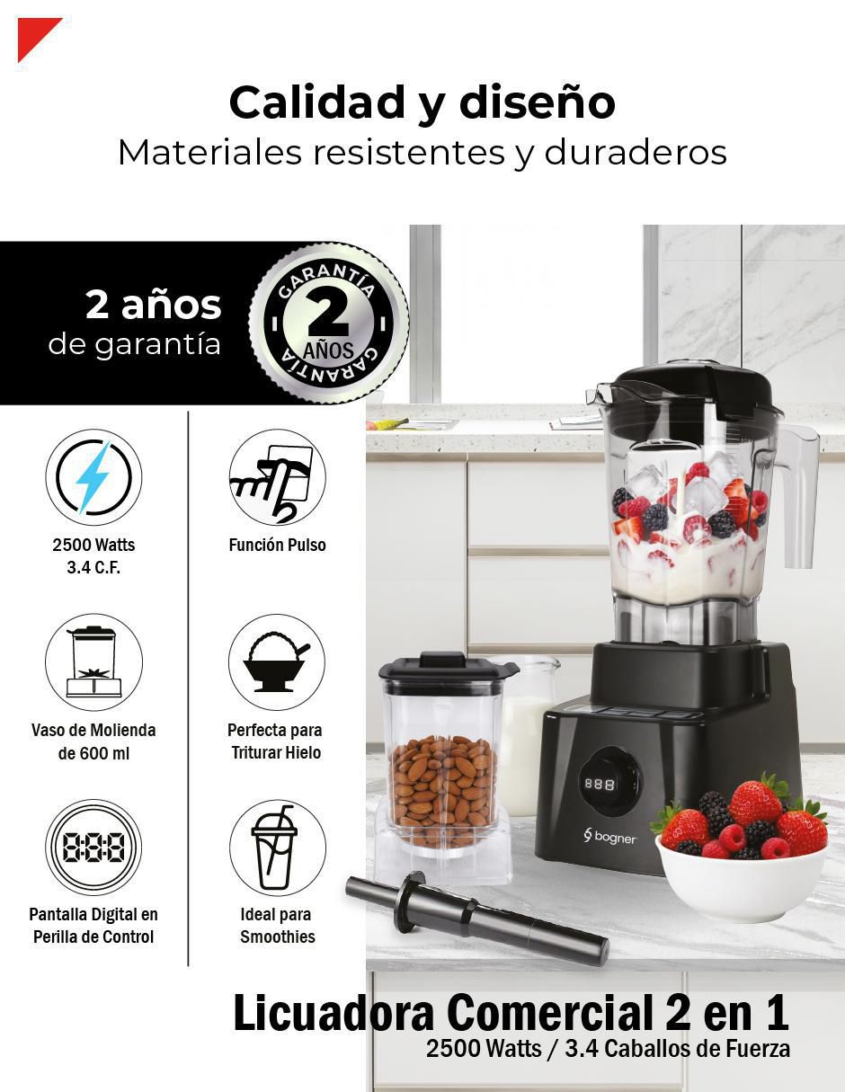 Licuadora Bogner BSB10XG 5 velocidades