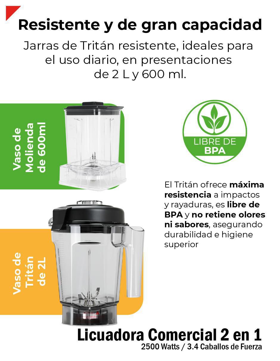 Licuadora Bogner BSB10XG 5 velocidades