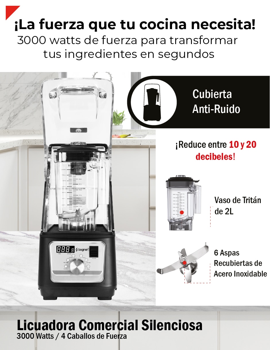 Licuadora BSSB01 6 velocidades 9