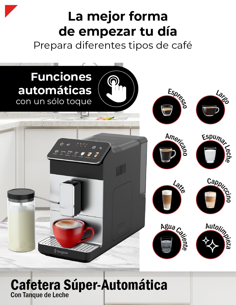 Cafetera super automática becm02s
