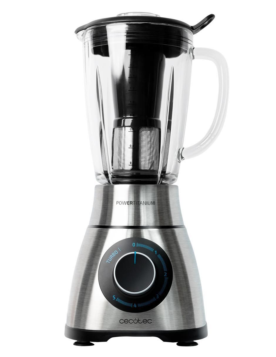 Licuadora Cecotec Power Black Titanium 2000MAX Perfectmix 5 velocidades