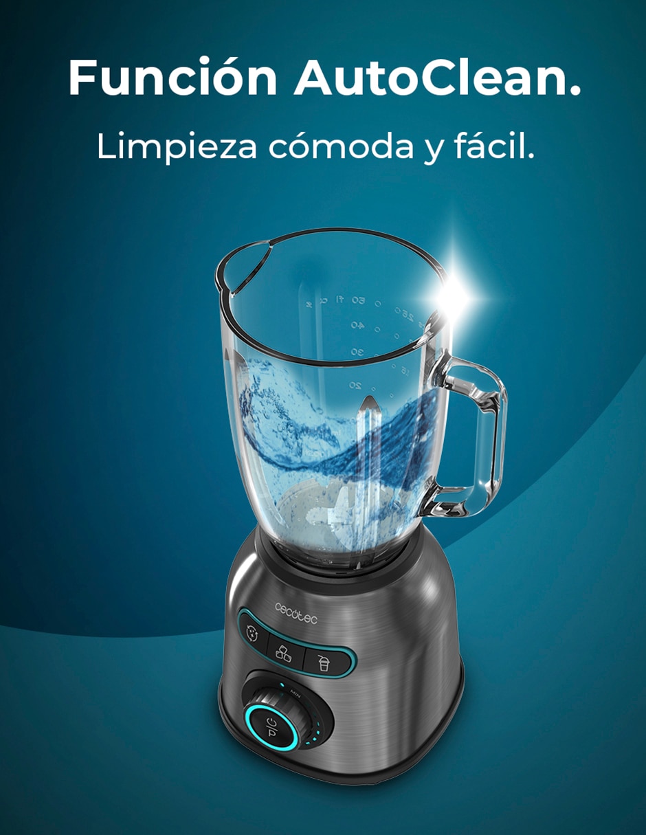 Licuadora Power Black Titanium 2200 Max Smooth 3 velocidades 4