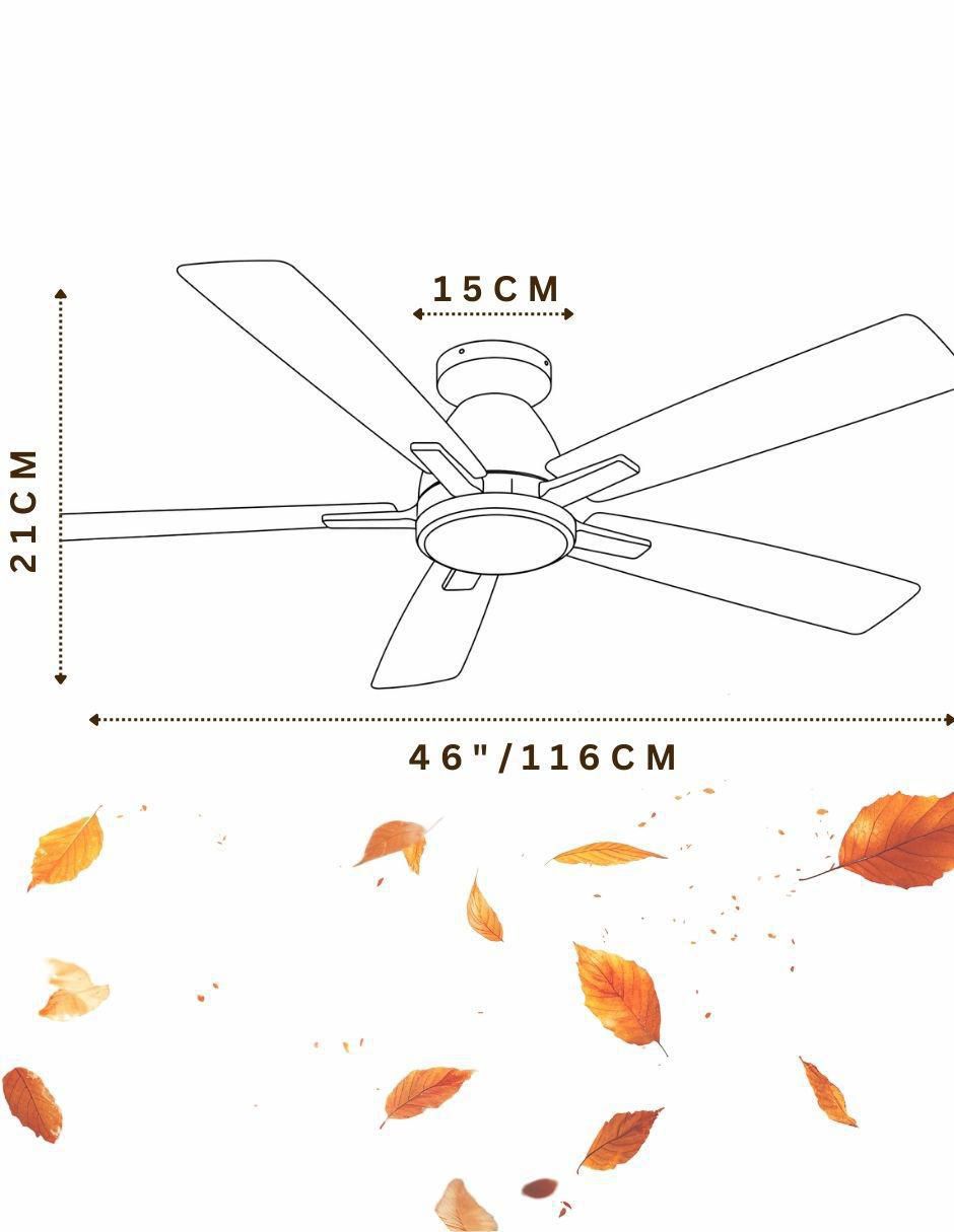 Ventilador de techo con control remoto 6 velocidades 3