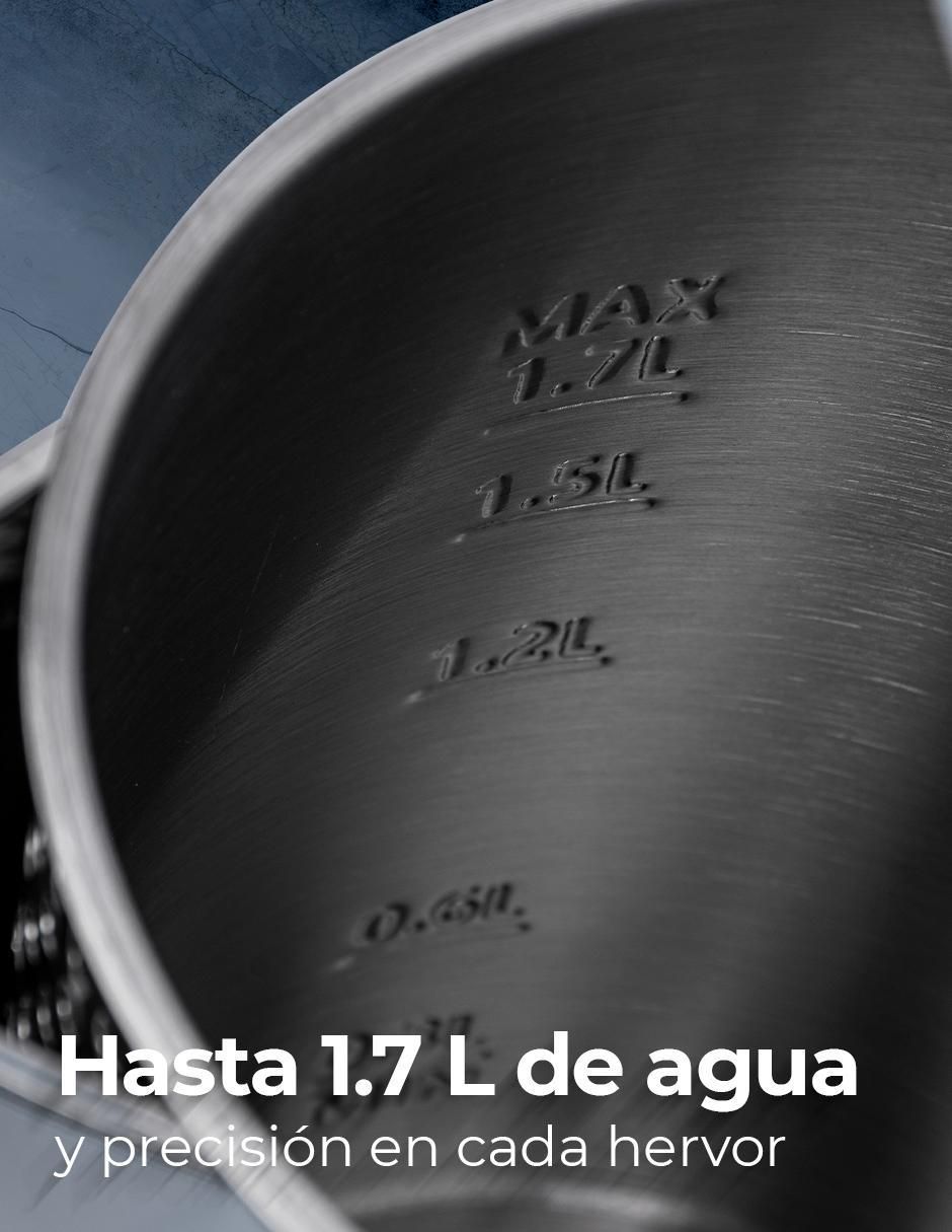 Hervidor 1.7 L acero inoxidable 7