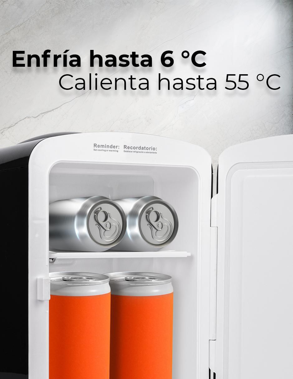 Mini refrigerador ESDAF101BK 4 L 6