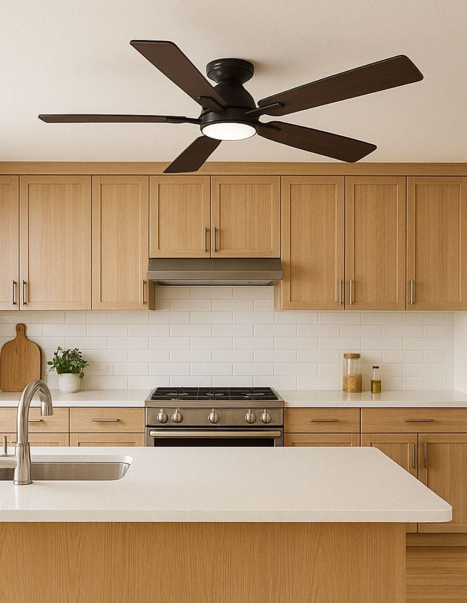 Ventilador de techo Megaluz con control remoto 6 velocidades