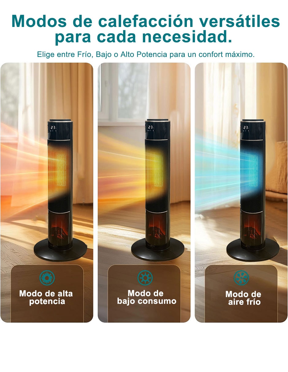 Ventilador torre automático de 120 V 9