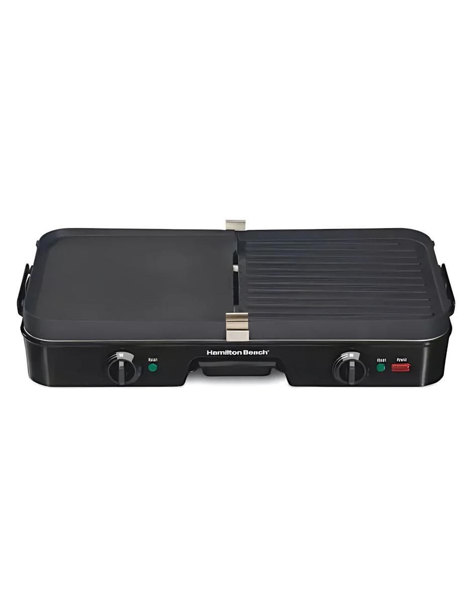 Parrilla eléctrica Hamilton Beach 38546 de acero inoxidable