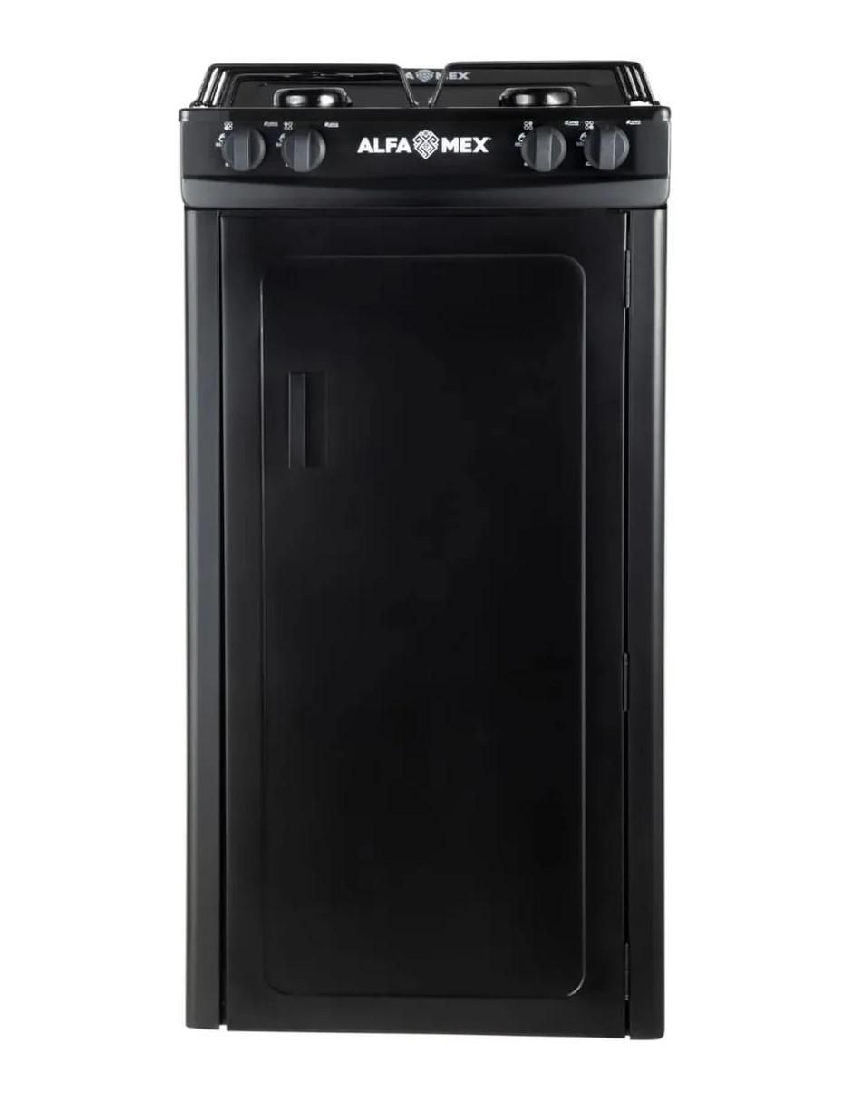 Parrilla de gas Alfamex 211-4-negro de peltre