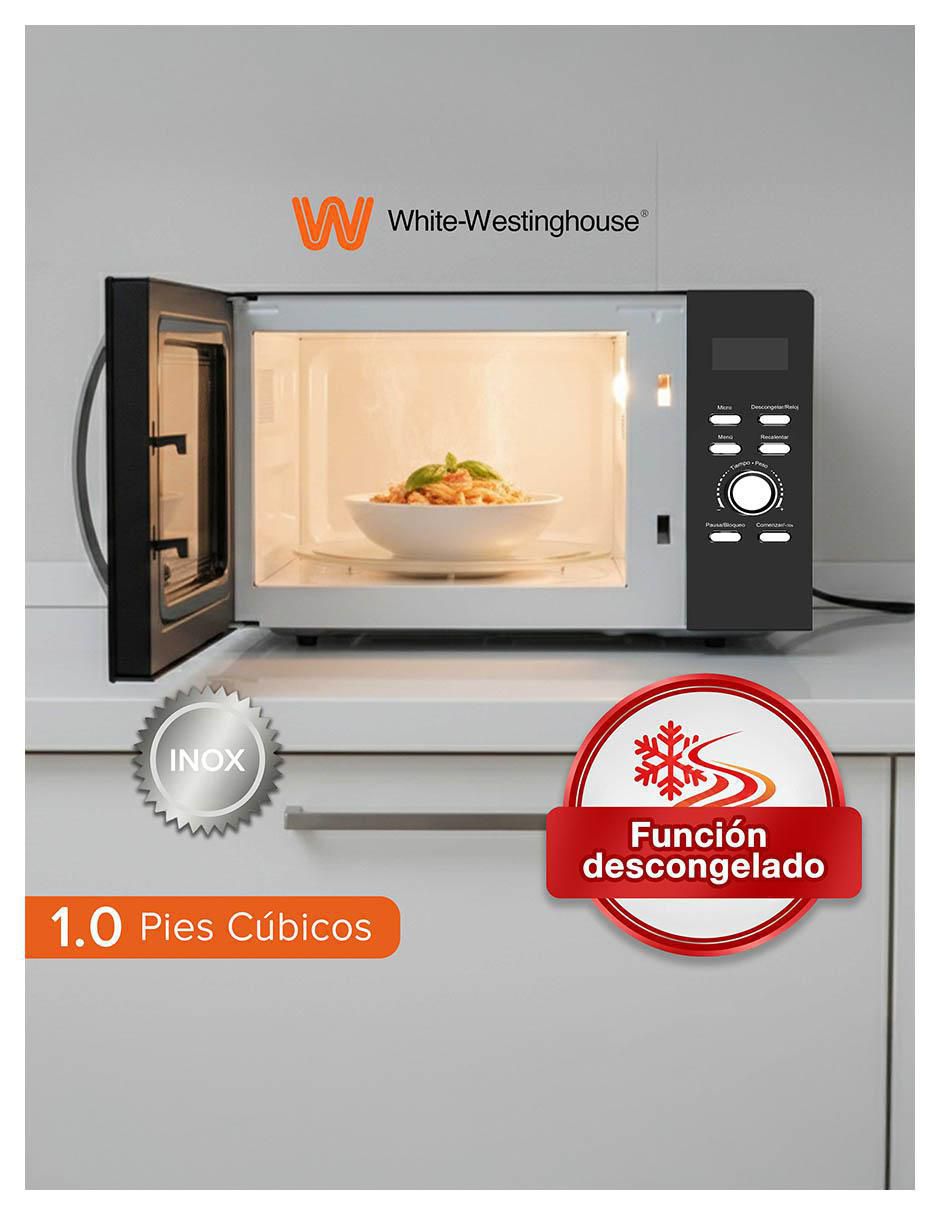 Horno de microondas convencional modelo WWCMV10028WE_05 de 1 pie Horno de microondas convencional modelo WWCMV10028WE_05 de 1 pie