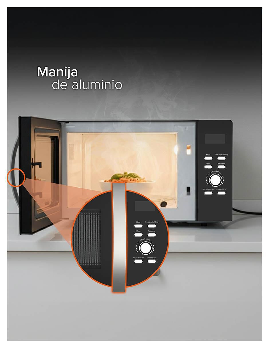 Horno de microondas convencional White Westinghouse modelo WWCMV10028WE_05 de 1 pie
