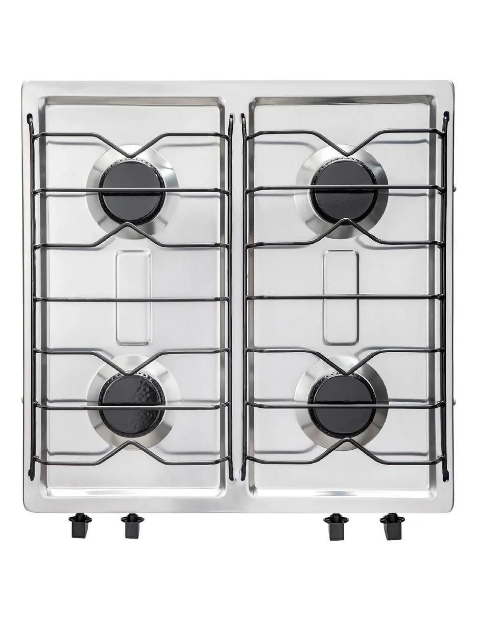 Parrilla de gas 312-6-blanco de acero inoxidable 2