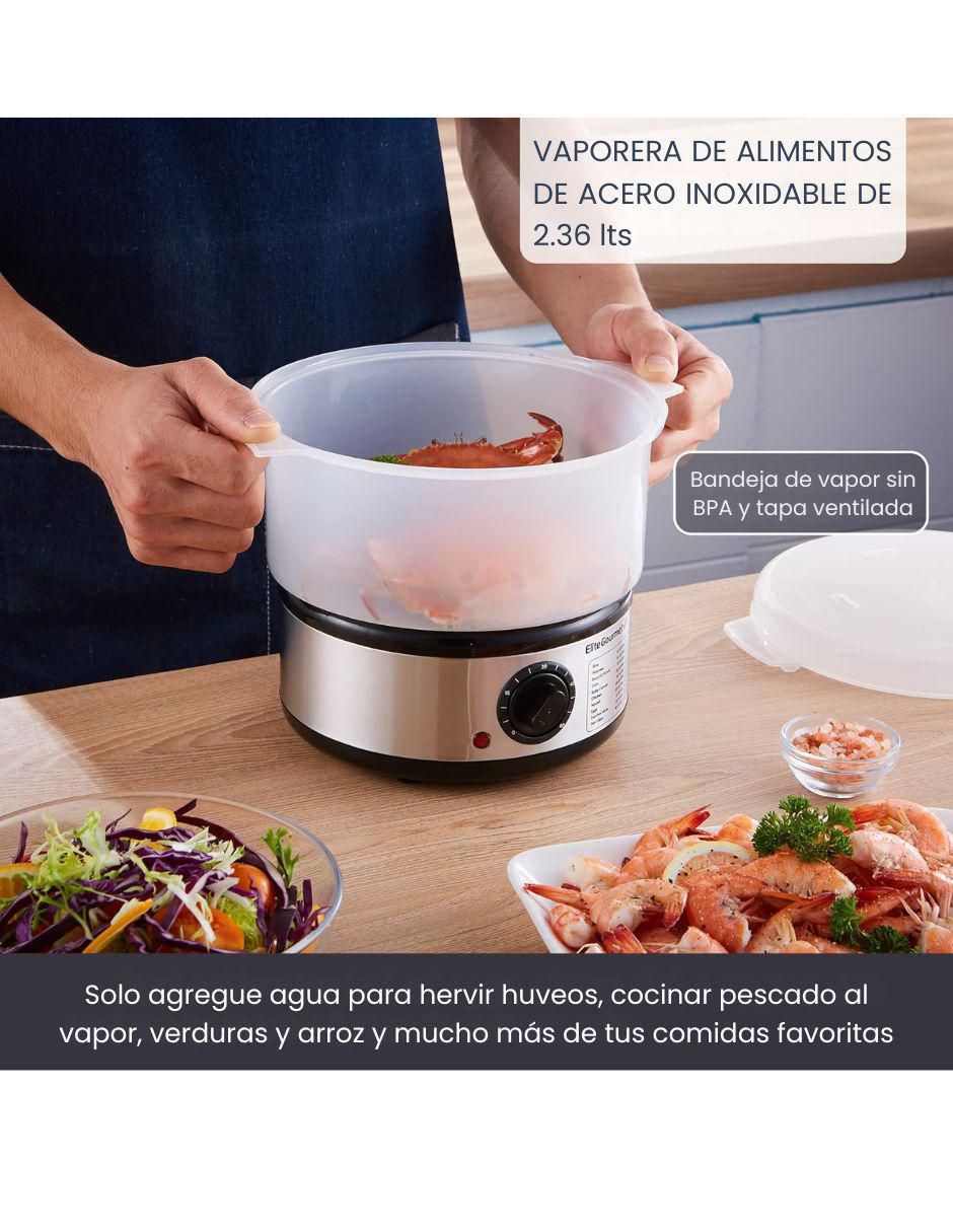 Vaporera eléctrica Elite Gourmet EST250X