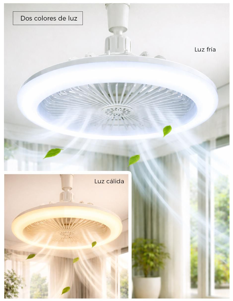 Ventilador 2 en 1 Dosyu Technology con control remoto 3 velocidades