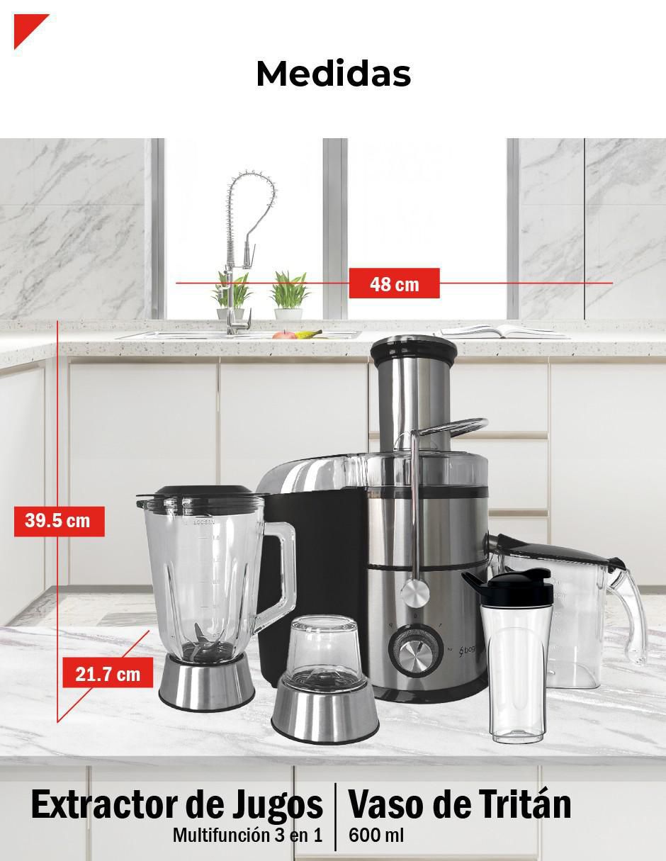 Extractor de jugo 800 W 17